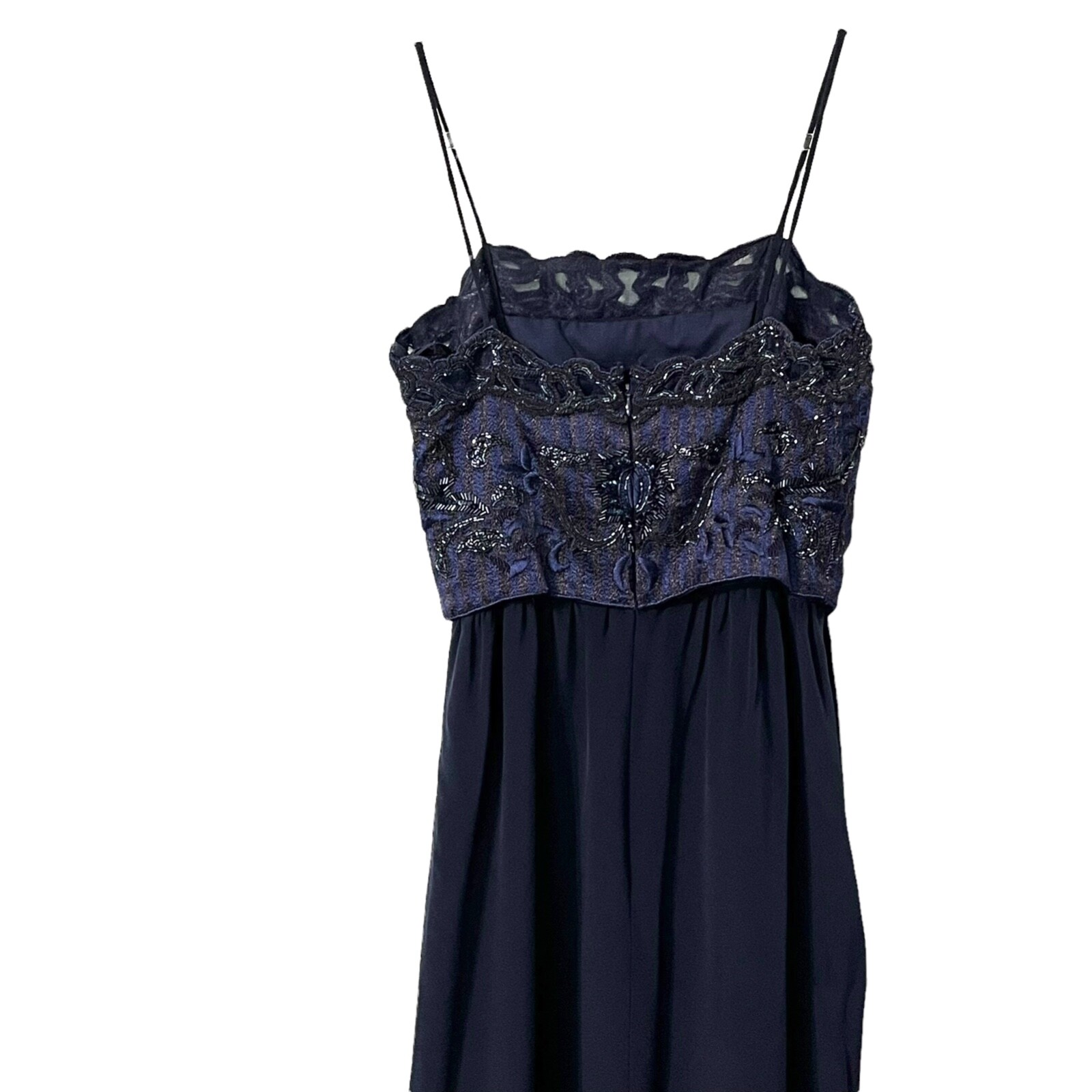 Richilene Dress Bolero Set Women SZ 10 Vintage Beaded Two Piece Saks 5th Avenue image 3