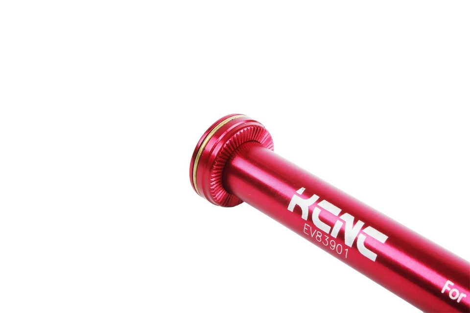 KCNC KQR08 MTB Bicycle Bike Rear Hub Skewer for Shimano E-Thru 12mm 161mm Red - Image 3 of 4