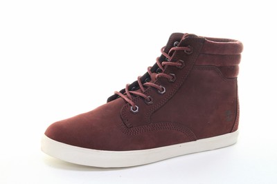 Timberland Dausette Sneaker Boots Burgundy Nubuck Suede Women's Size 8 