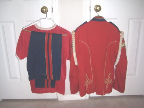 Vintage Fruhauf LAMAR HIGH SCHOOL Houston MARCHING BAND UNIFORME REDSKINS USATO - Foto 3 di 12