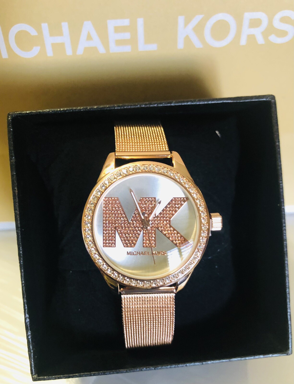 Michael Kors Bradshaw Rose Gold Pave 