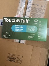 Guanti Ansell TouchNTuff 92-600 - Nitrile Senza Lattice | Taglia M | Verde | Protezione Chimica - Foto 4