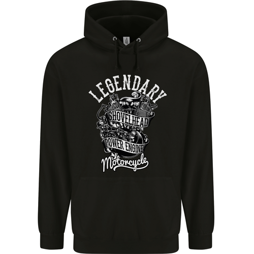 Legendary Shovelhead Motorcycle Biker Childrens Kids Hoodie - Picture 16 of 84