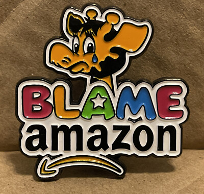 Blame Amazon (Toys R us & Jeffrey Giraffe) Amazon Peccy Pin