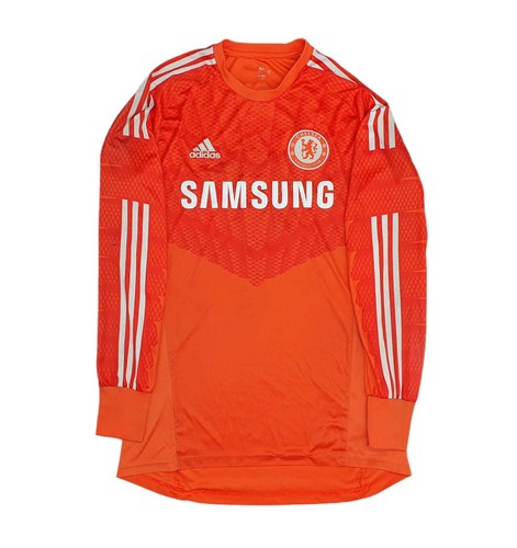 MAGLIA fc chelsea adidas courtois 2014-15 GK JERSEY SHIRT CALCIO TRIKOT MAILLOT - Foto 2 di 10