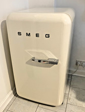 Rare SMEG 50's Style FAB10LP Cream Fridge Freezer - EXCELLENT CONDITION