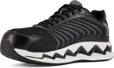 Reebok Zig Elusion Energy Men Work Construction Shoes Black Size 8 *NEW IN BOX*