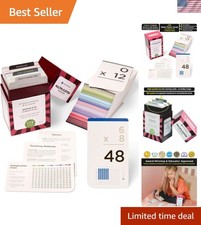 Multiplication Mastery Flash Cards - 173 Cards with Teaching Methods  Games