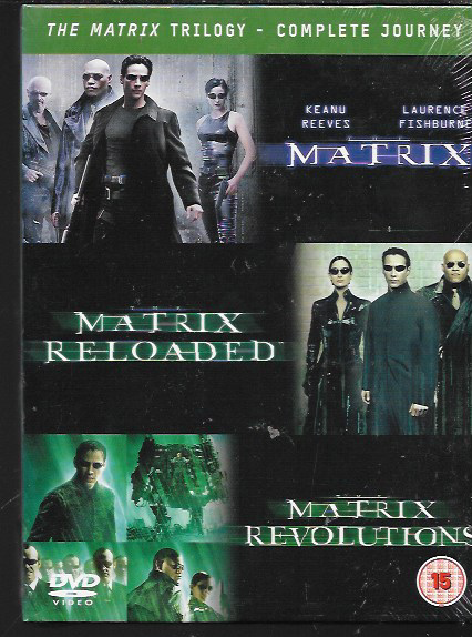 THE MATRIX TRILOGY R2 DVD BOXSET KEANU REEVES LAURENCE FISHBURNE NEW/SEALED