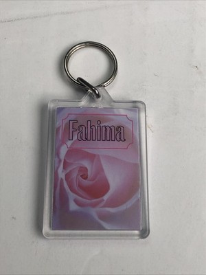 Personalisierter Schlüsselanhänger Fahima mit Bedeutung Islamisch Muslim Islam B27 Kind Geschenk