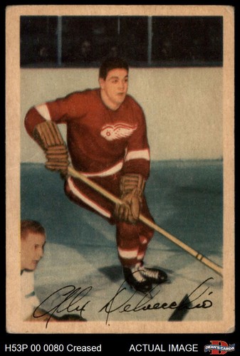 Alex Delvecchio #47 1953 Parkhurst card