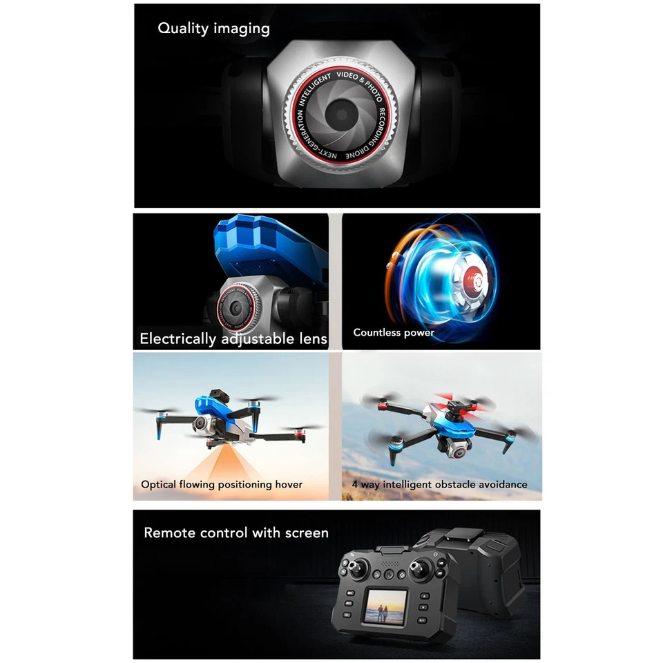 FPV Drohne Bürstenlose Motordrohne Für Reiseberechnung Camping - Bild 3 von 4