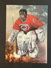 Arturs Irbe 1998-99 Be A Player Auto Hurricanes