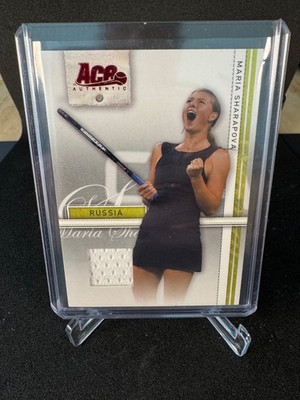 2007 Ace Authentic Straight Sets - Maria Sharapova #24 Materials (MEM)