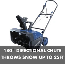 Snow Joe Electric Walk-Behind Single-Stage Snow Blower, 22-inch, 14.5-amp SJ626E
