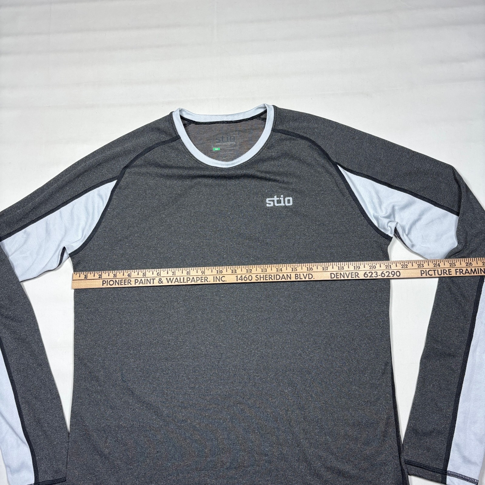 Stio Gray Wool Blend Performance Base Layer Crewn… - image 7