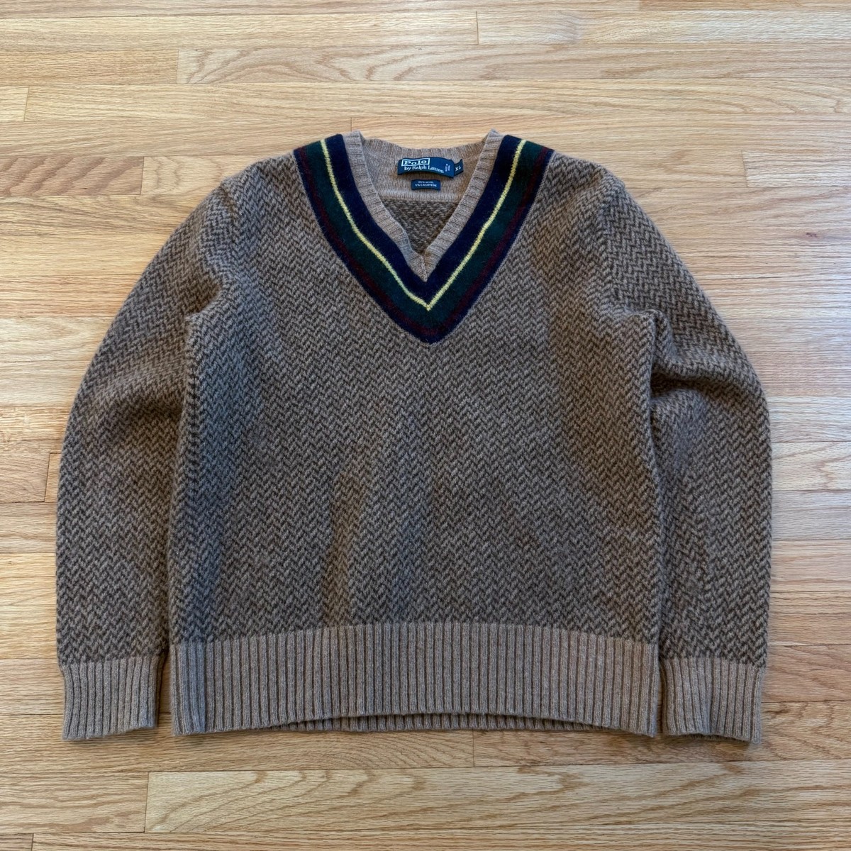Glen Plaid Wool Ralph Lauren Plaid Sweater Polo Ralph Lauren