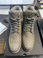 Bottega Timberland Woven 6 Inch Boot Olive Si...