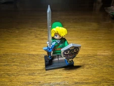 Custom Handmade Link from Legend Of Zelda Minifigure Minifig Blocks