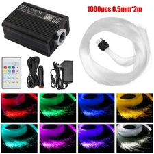 1000pcs Home Car Headliner Star Light kit Roof Twinkle Ceiling Light Fiber Optic