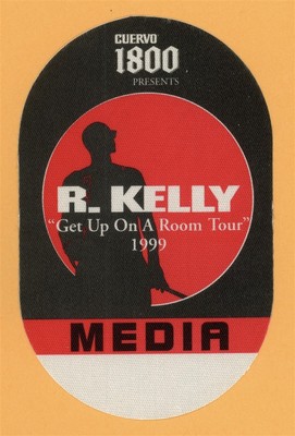R. Kelly 1999 Get Up On A Room Concert Tour MEDIA Backstage Pass