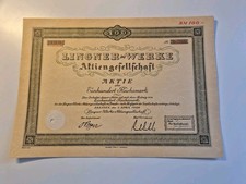 Lingner-Werke Aktiengesellschaft 1928 100RM