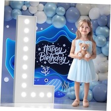 Big Marquee Light-up Letter Decorations: 4 Feet Tall Large Letters L Letter L