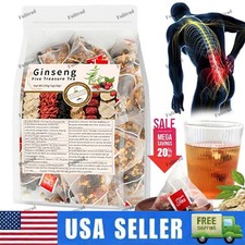 30pcs Ginseng six treasure tea, Kidney tea, liver tea, red date kidney health US