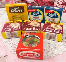 Vintage Ball, BerNARdin, Kerr Mason Jar Canning Lids—Set of 7 Boxes—NOS