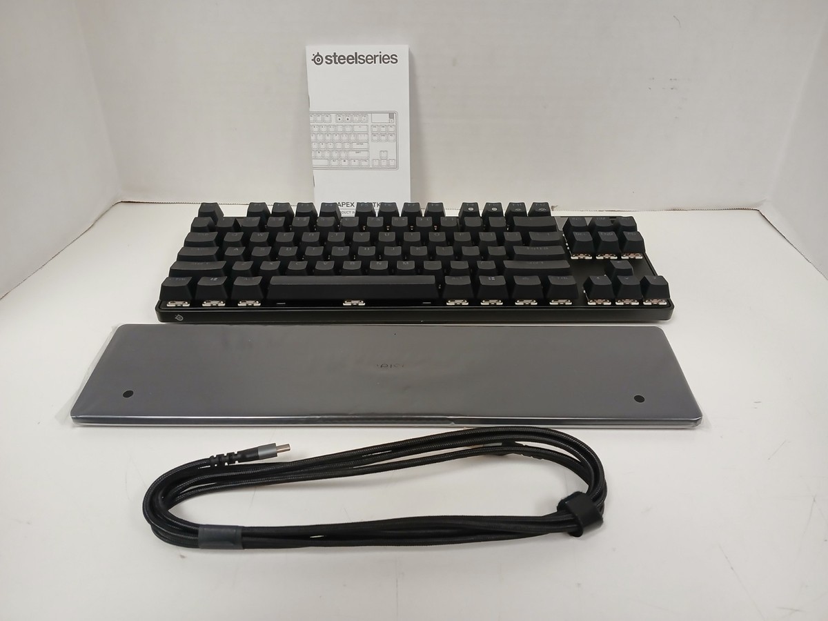 SteelSeries Apex Pro TKL Gen 3 (64740) RGB Gaming Keyboard, Black
