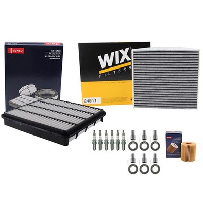 Denso Tune Up Kit NGK 6 Spark Plugs & Boots Kit for Toyota Tundra 4.0L V6 1GR-FE