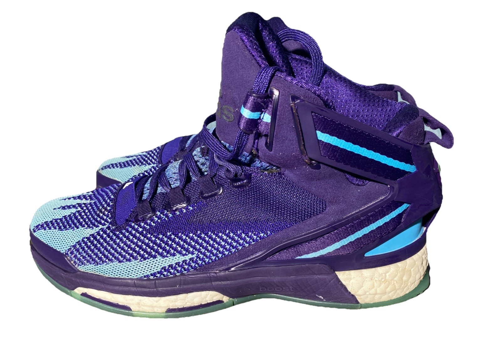 adidas Derrick Rose 6 Boost Primeknit All Star Purple/Blue BNWB Q16507 Size 10