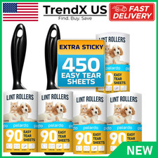 Pet Hair Lint Roller Sticky Remover for Couch Clothes Furniture Carpet Cat Fur