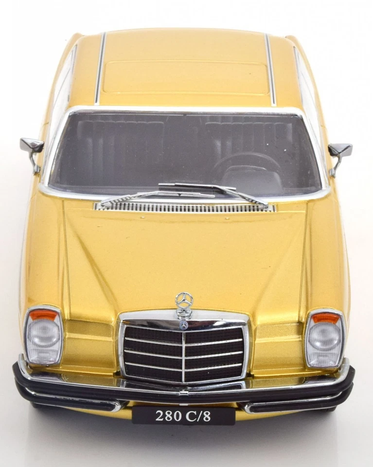 Mercedes C114 280C /8 Coupe 1969 gold diecast model car 181163 KK-Scale 1:18 - Image 4 of 4