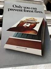 Vintage Smokey the Bear Poster Matchbook 18.5x13 Only You Can Prevent 1971 NOS