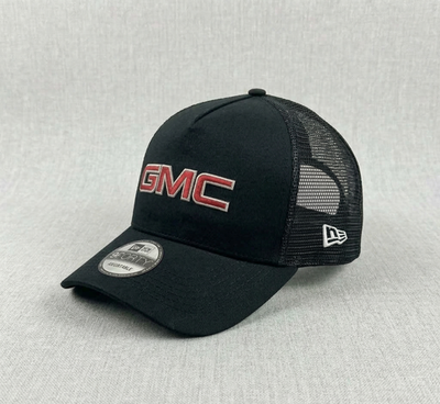 #ad GMC Red Logo Embroidered 9FORTY Trucker Hat Black Mesh Cap Men#x27;s $25.60