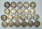 1920 - 1929 Buffalo 5c Nickels with S Mints Lot of 22