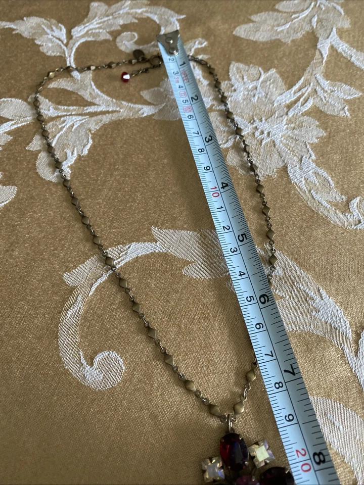 DE COLECCIÓN Precioso COLLAR CRISTAL AUSTRIACO FIRMADO Liz Palacios. Foto 4 de 4