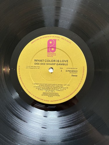 Dee Dee Sharp Gamble What Color Is Love UK 1977 Vinyl DEMO - Foto 8 di 8