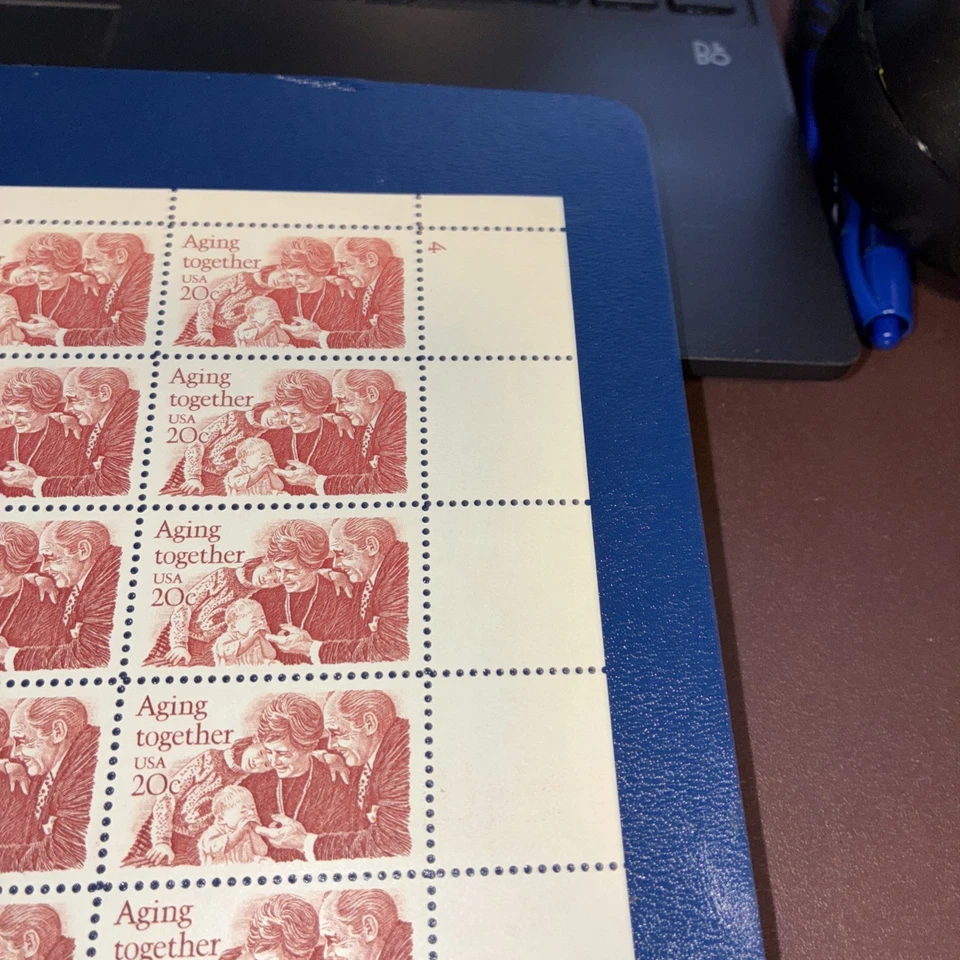 Scott 2011, 20 cent, Aging Together, 50 Ct Sheet - Image 4 of 4