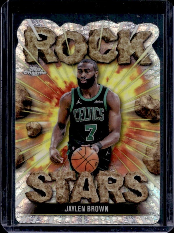 2025-26 Topps Chrome Jaylen Brown Rock Stars SSP #RS-8 Celtics