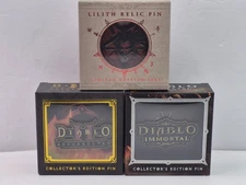 Lot Of 3 Diablo Collector’s Pins