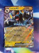 Luxray ex 068/167 Twilight Masquerade Double Rare Pokémon Card