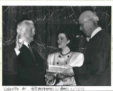 1990 Press Photo Swearing in ceremony of Pascal Calogero Jr. as Chief Justice