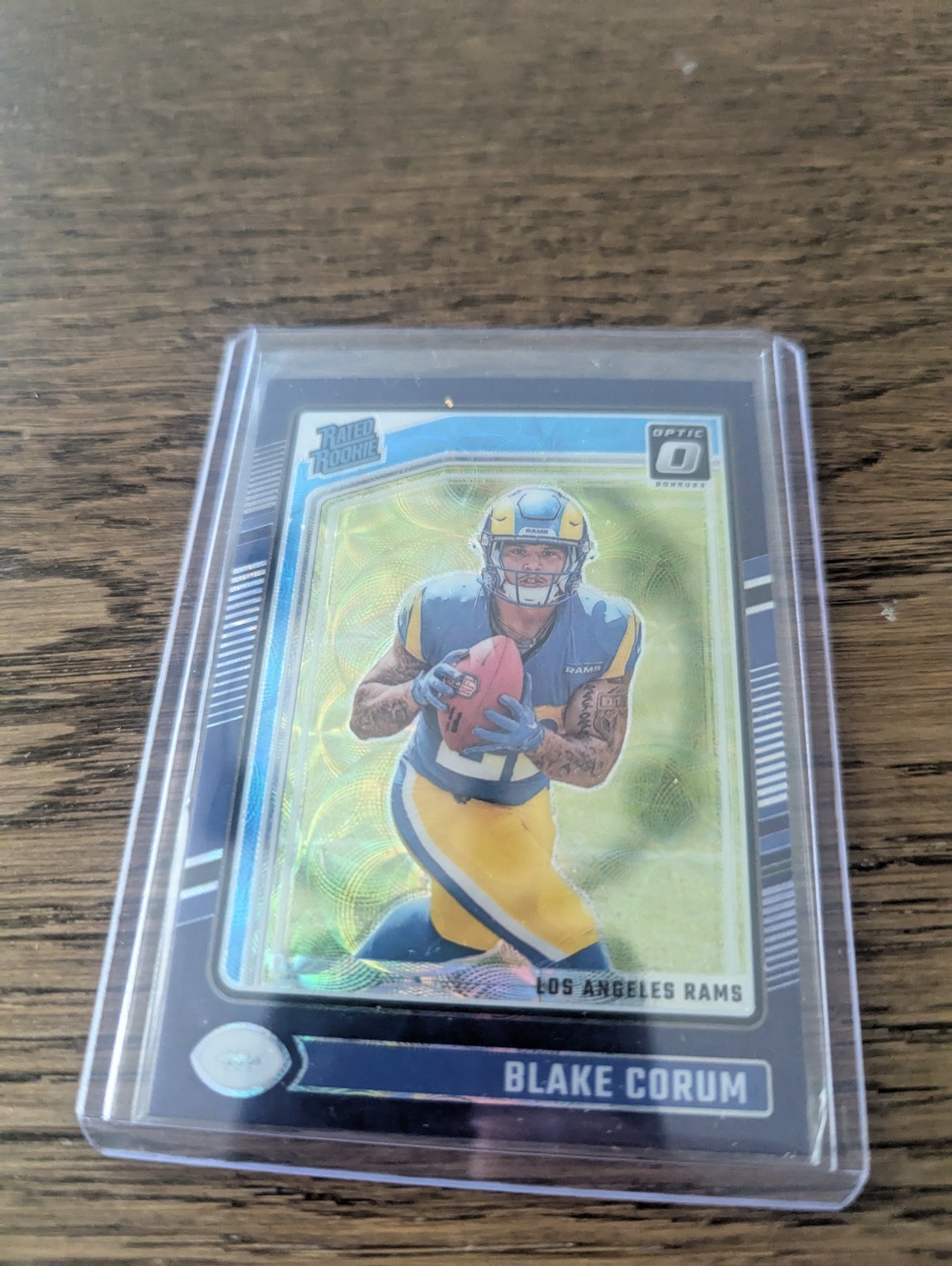 2024 Panini Donruss Optic - Rated Rookie Blake Corum #208 Purple Scope Prizm...