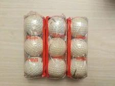 Wilson Vintage Golf Ball Greenbrier Homestead Resort Hotel 3 Sleeves