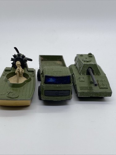 Konvolut 5 Vintage Military Hot Wheels & Matchbox (70er und 1980’er Jahre) - Bild 3 von 18