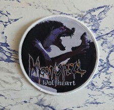 Moonspell Wolfheart White Border Woven Patch