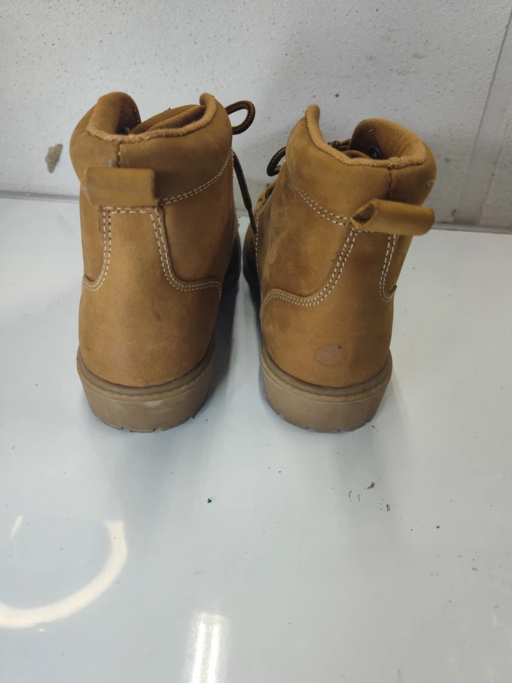 Botas de trabajo Candies de cuero tostado zapatos para mujer talla 8,5  Foto 4 de 4