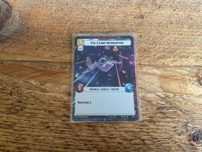 ETA-2 Light Interceptor - Star Wars Unlimited - Hyperspace Foil - TWI